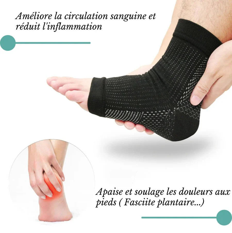 Chaussettes de Compression Anti-Douleurs (Paquet de 2)